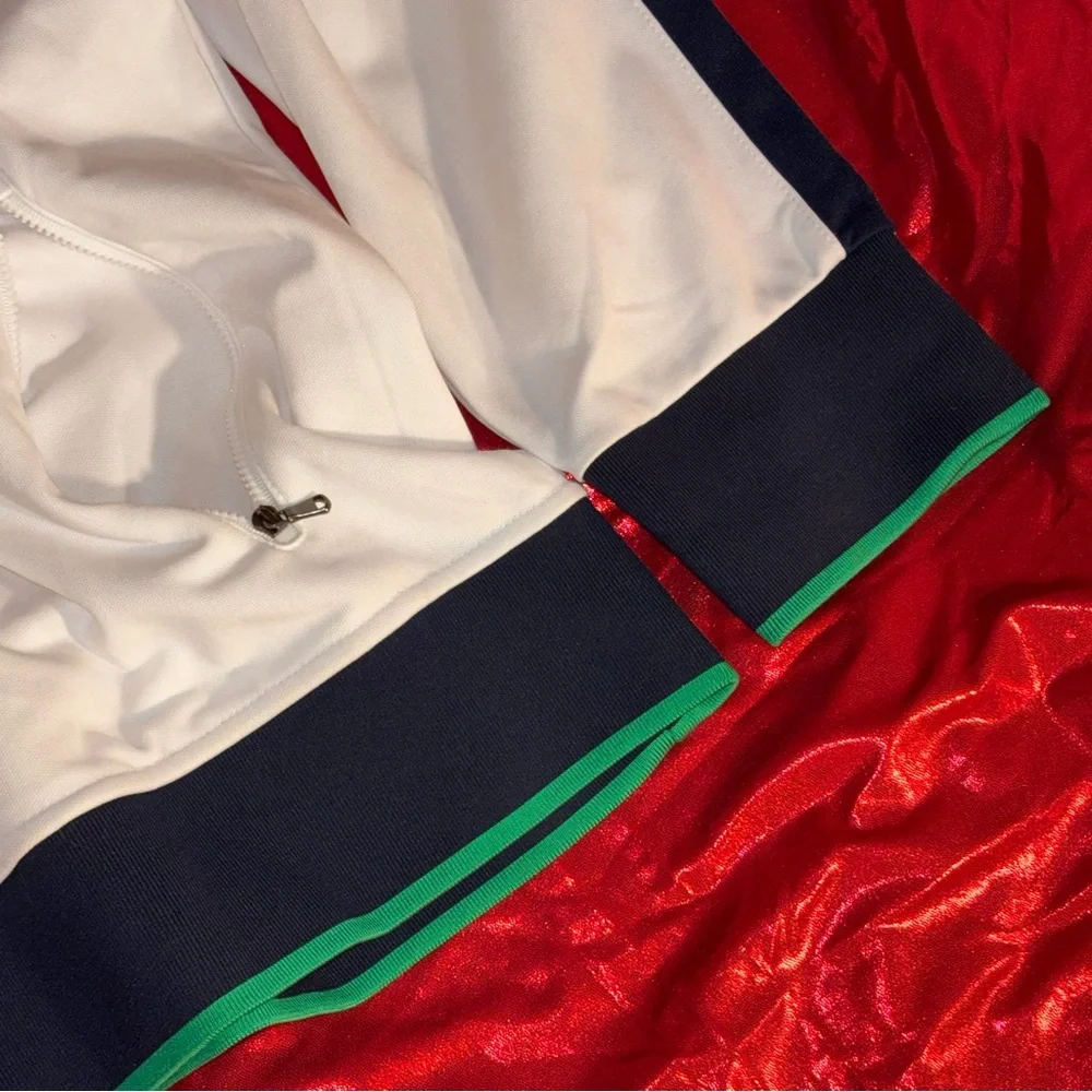 Polo Sport Ralph Lauren Men's Full Zip Sz.XXL Jacket, White Lime Accents EUC - Picture 6 of 8